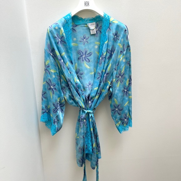 La SENZA | Genuine Silk Robe - Picture 1 of 6